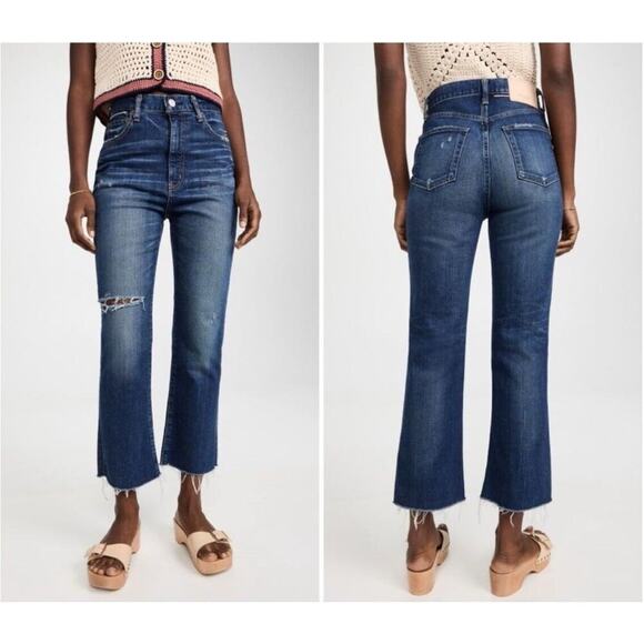 Moussy Denim - Moussy Vintage Rhode Cropped Flare Jeans Size 28